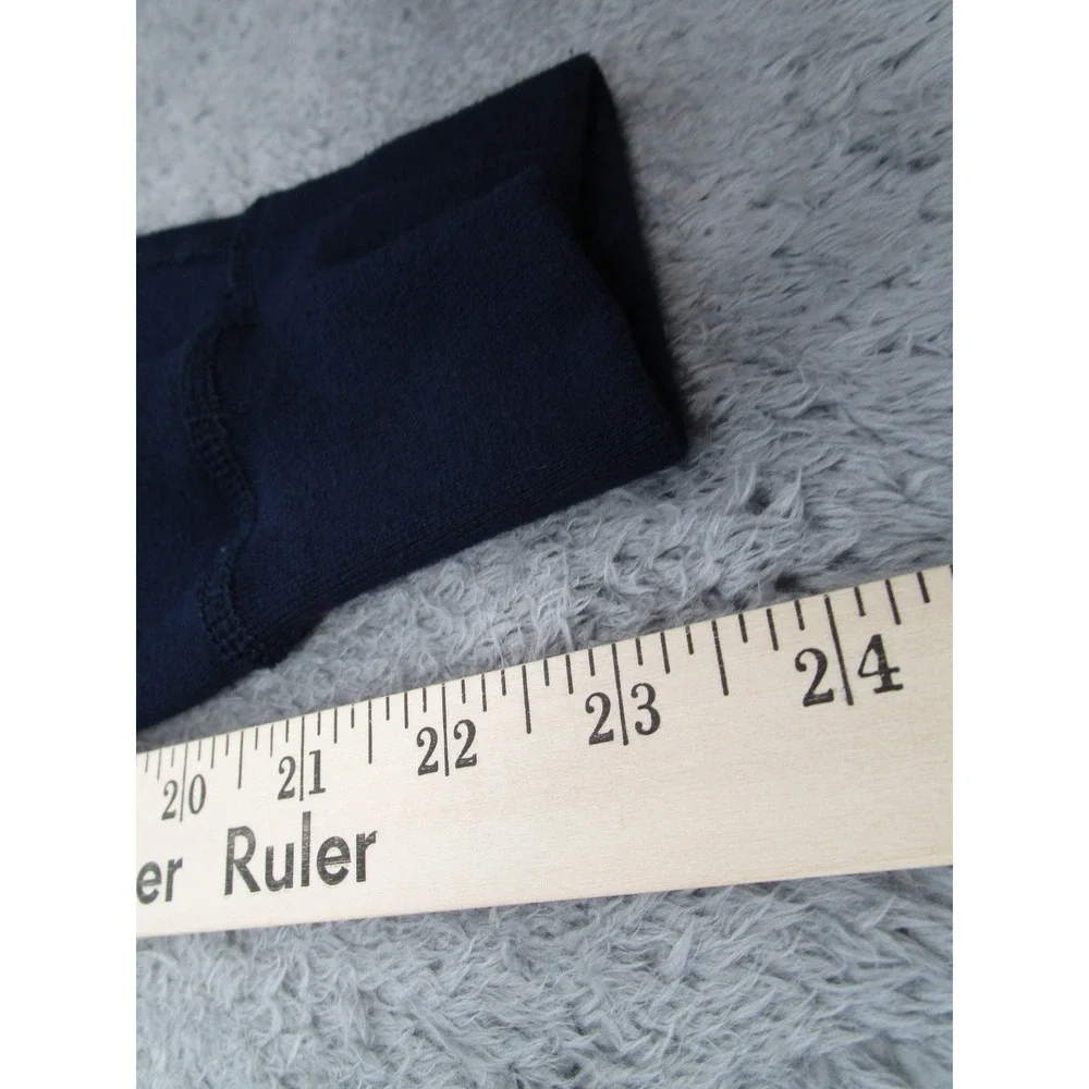 Polo Ralph Lauren Mens Small Navy Blue Fleece Pullover Hoodie Red Pony Logo